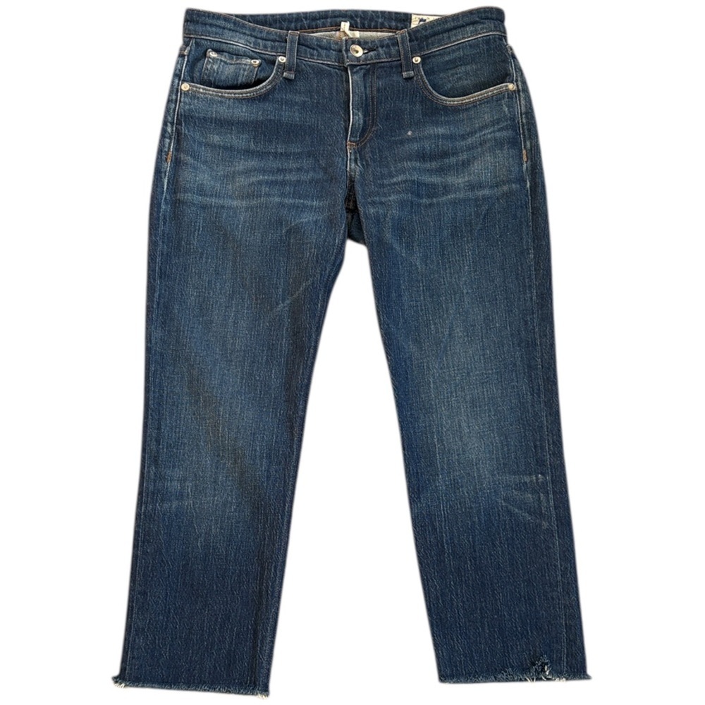 EUC Rag & Bone Slim Boyfriend Crop Jeans Size 26